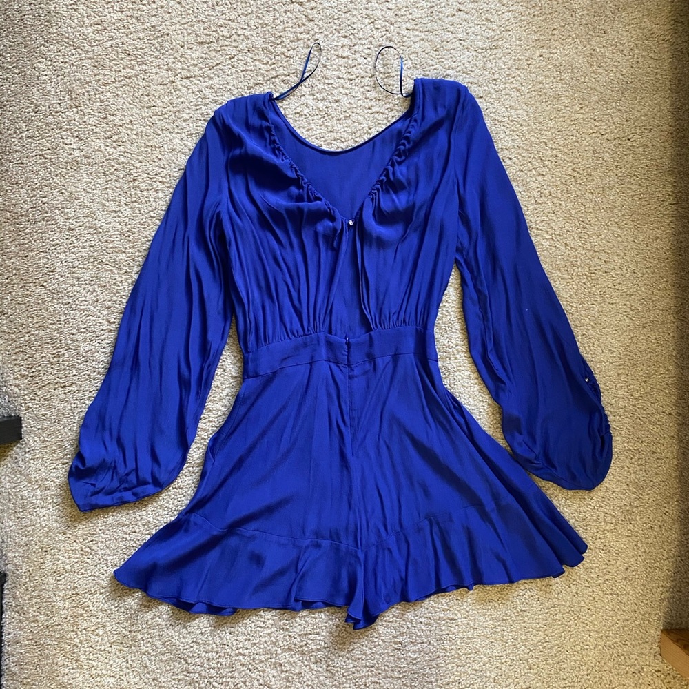 Zara blue jumpsuit